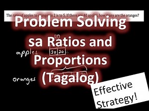 Ratio and Proportion (Paano Magsolve ng Mahirap na Problems) | Tagalog Math | Mathematics | Ratio