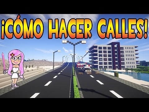 CÓMO HACER UNA CALLE EN MINECRAFT O CARRETERA