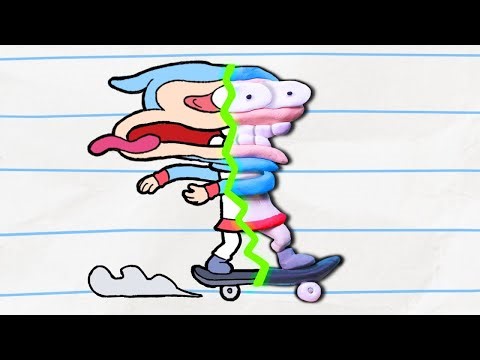 Skater Boy Turns to CLAY! | Boy & Dragon | WildBrain Toons