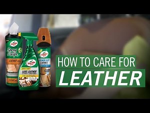 How to Clean Leather Car Seats | Turtle Wax