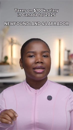 Feyi Macaulay on Instagram: "$100k per annum salary in Canada. Here’s a generic estimate of taxes vs net pay for the year 2025. Here’s the province of Newfoundland and Labrador. As stated at the beginning of this series, these are simple estimates based on this tax bracket and tax rates. It doesn’t consider any pension/retirement deductions, benefits deductions or tax credits. This is not tax advice. Contact your accountant or utilize available online tools for personalized information. This vid