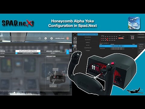 (Sim Video) Alpha Yoke Config with SPAD.NeXt for MSFS 2020