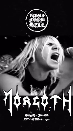 𝕻𝖗𝖎𝖓𝖙𝖘 𝕱𝖗𝖔𝖒 𝕳𝖊𝖑𝖑 on Instagram: "Morgoth – “Isolated” (1991) Lançada no álbum Cursed, “Isolated” é uma das faixas mais emblemáticas do Morgoth, banda alemã que ajudou a firmar o death metal europeu no início dos anos 90. Com riffs densos, vocais cavernosos e uma produção crua, a música traduz a atmosfera sombria e introspectiva que permeia todo o disco. Cursed marcou o auge criativo do grupo, equilibrando peso e melancolia em um som que misturava brutalidade com momentos de tensão q