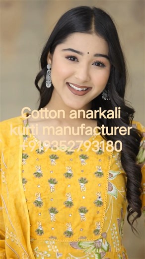 #cottonkurtimanufacturer anarkali kurti