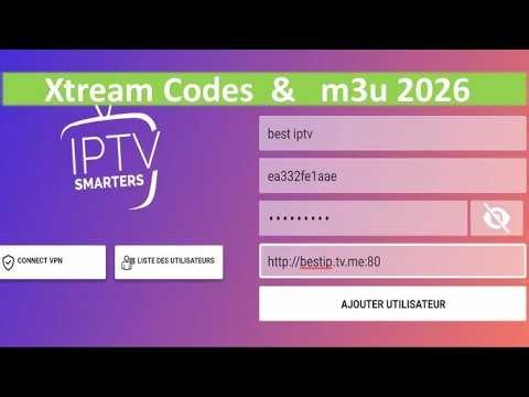 Xtream Codes Provider 2026 - Active Codes #Please_Subscribe