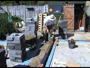 Building a blockwork corner