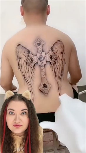 FULL FACE TATOO😳 let’s do it!) #facetattoo #temporarytattoo #tattoochallenge #beforeandafter