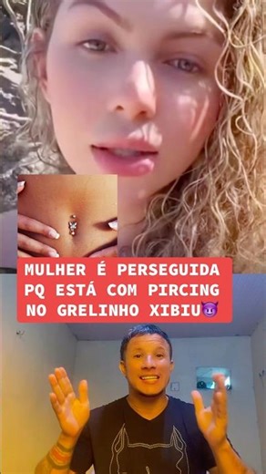 PIERCING NO XIBIU KKKK #shorts #short #shortvideo #youtubeshorts #pkdanath #mulher