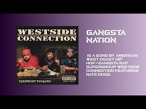 Westside Connection, Nate Dogg - Gangsta Nation 4K