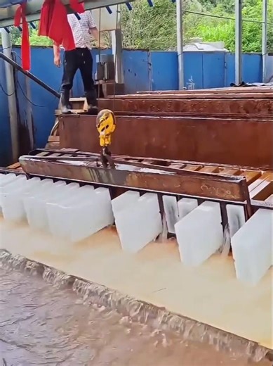 ice making process in factory। #facts