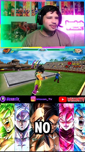 Broly vs n 18 🏆 #dbz #dbs #goku #vegeta #torneo #broly #androide