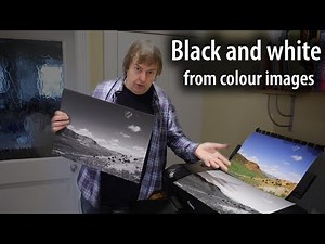 Black and white from colour photos - the basic process