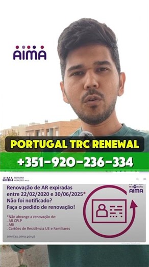 Portugal TRC Renewal 2025 | Auto Renewal, AIMA Biometric Update | Portugal immigration Diaries