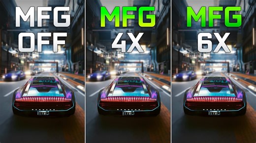 Multi Frame Generation 6X vs 4X vs OFF – Performance Test in 4 Games
