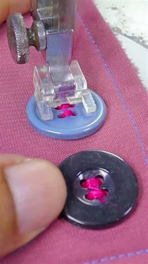 Sewing Button Using Professional Sewing Machine #sewingpro #button