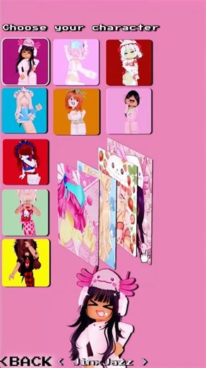 Choose your character…💖 #roblox