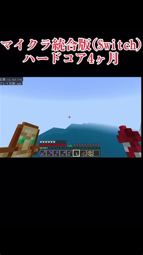ハードコア4ヶ月のMinecraftの成果