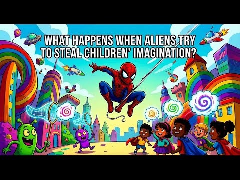 Spider Man and the Aliens | cartoon story for children