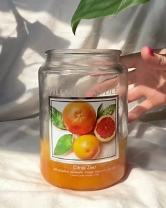 Village Candle First Snowfall Luminary 3-Wick Glass Bowl, Scented Candle, 14 oz.