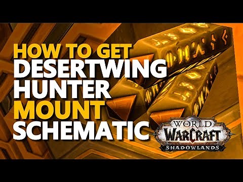 Schematic Desertwing Hunter WoW Mount