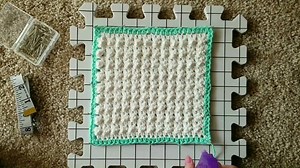 8.8K views · 65 reactions | In this video I will show you step-by-step how to wet block your crochet project! For more information click HERE: https://thelavenderchair.com/crochet-tutorial-how-to-block-your-crochet-project/ To purchase the blocking mats shown click HERE: https://amzn.to/2MCOjx7 Get the pattern for the dishcloth shown HERE: https://thelavenderchair.com/ocean-breeze-pearlescent-dishcloth-pattern/ | The Crochet ideas | Facebook