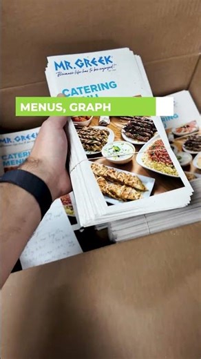 Restaurant Signage and Menu Printing Services