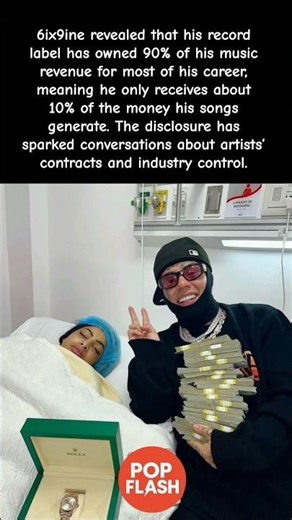 6ix9ine Says His Label Ate 90% of His Money — This Is Crazy! #6ix9ine #shorts #viralvideo