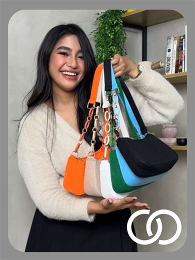 Our Colorful Shoulder bags is here!! Limited stocks only! Dropping out soon 🥰🥰 #bag #bagforwomen #ladiesbags #looma #newbags
