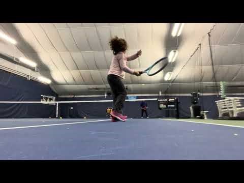 How to Master Forehand Down the line : Rally on the Doubles Alley . At Sportime Bethpage.