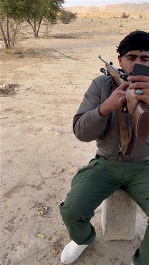 “Shooting through the mirror, hitting the target with precision. #Marksman #MirrorShot”