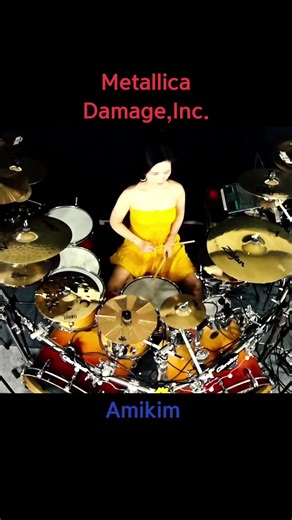 #metallica #damageinc #drumcover #amikim #artisanturkcymbals