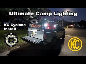 Ultimate Camp Lights Setup: KC Cyclone V2 Install on My Overland Bed Rack