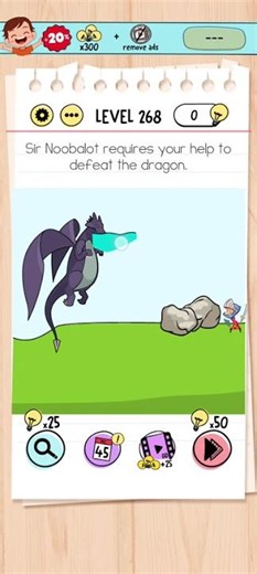 brain test 268 || brain test level 268