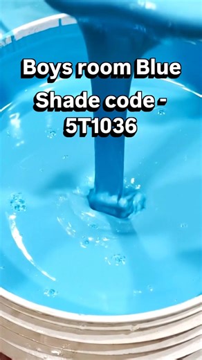 Boys room blue 💙 | Exterior Emulsion Satisfying Color Mixing