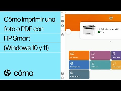 Cómo imprimir una foto o PDF con HP Smart (Windows 10 y 11) | HP Smart | HP Support