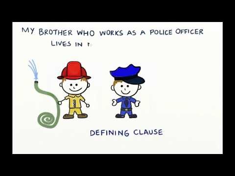 Non-defining vs defining relative clauses