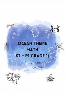 Ocean-themed Math Worksheet | Grade 1 Primary 1 Preschool Printable | Fun Under the Sea Learning Activity - Etsy