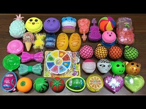 Mixing Store Bought Slime and Clear Slime !!! Slimesmoothie Satisfying Slime Videos