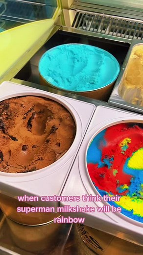 Delicious Superman Ice Cream Milkshake Recipe at Freskia Ice Cream Photos