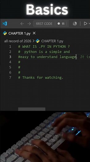 Python Basics Coding | ASMR NO-Talking