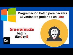 ✔️ Curso batch GRATIS | Tutorial | Hacking | uso de variables en batch | vídeo 3-10