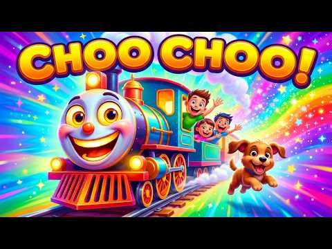 Choo Choo Train Song 🚂 | Kids Songs & Nursery Rhymes | Fun Train Adventure for Kids (3D Animation)