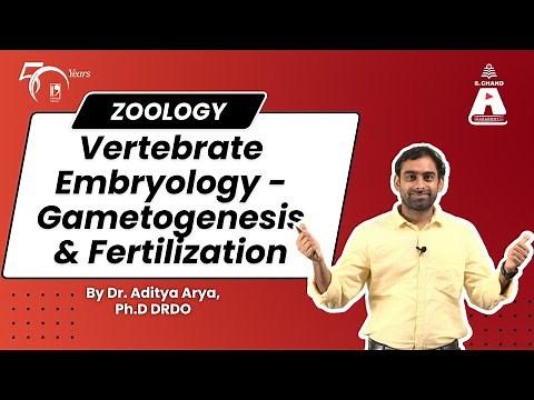 Vertebrate Embryology - Gametogenesis and Fertilization | Zoology | S Chand Academy