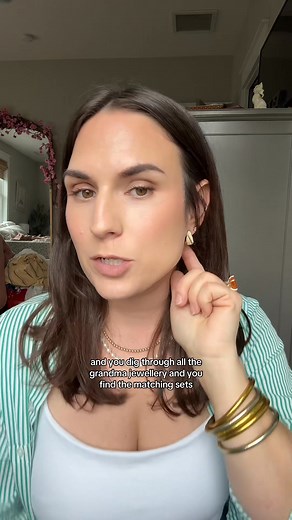 230K views · 4.1K reactions | also, when you’re willing to dig through “junk,” you find hidden treasures like sterling silver and real gold #jewelry #thrift #momfashion #lifestyle | Kaylla Spencer | Facebook