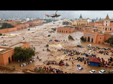 Tragedy in Morocco ❗ Record FLOODS TURN Cities into Rivers — Homes and Cars Swept Away!