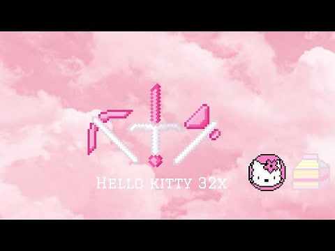 Hello Kitty 32x By Odila // Mcpe PvP Texture Pack