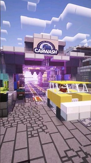 Minecraft: Car Wash Build #shorts