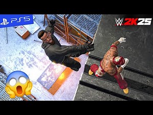 WWE 2k25 - Rey Mysterio Sends Austin Theory Into Flames | PS5" [4K60]