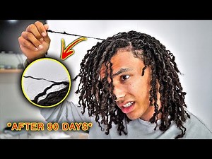 AMAZING Dreadlock Transformation - First ReTwist After 90 Days