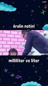 Kailan ginagamit ang milliliter and liter? #knowledgechannel #mathtinik #mathematics #mathforkids